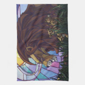 Linge De Cuisine Lion et petits (Vertical)