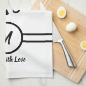 Linge De Cuisine Lion Lion Lion, roi noir (Quart Plié)