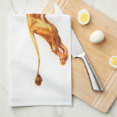 Linge De Cuisine lions aux intentions contraires (Quart Plié)