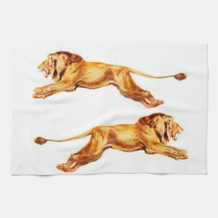 Linge De Cuisine lions aux intentions contraires