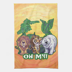 Linge De Cuisine Lions Tiger Ours Oh Mon