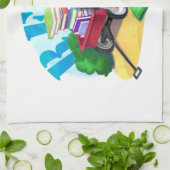 Linge De Cuisine LIRE Livre Wagon Art (Plié)