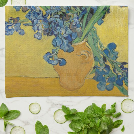 Linge De Cuisine L'iris de Van Gogh (Plié)