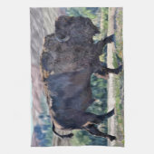 Linge De Cuisine L'itinérance de bison américain dans les prairies (Vertical)