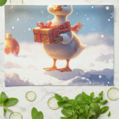 Linge De Cuisine Little Duck Holiday Kitchen Towel (Plié)