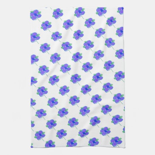 Linge De Cuisine Little Mauve (Vertical)
