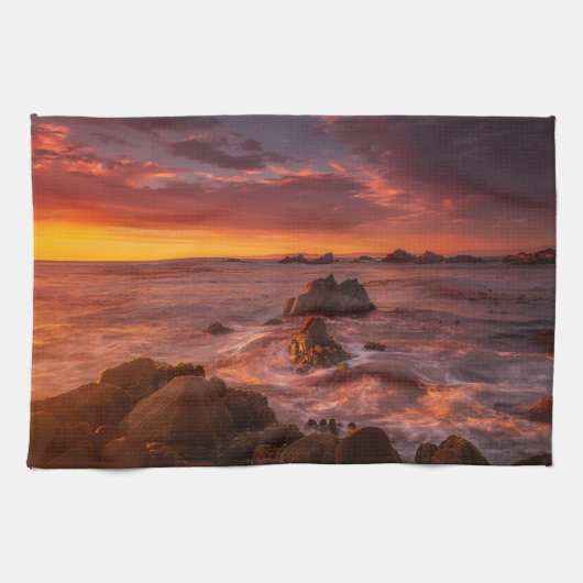 Linge De Cuisine Littoral | Sunset Pacific Grove Carmel California (Horizontal)