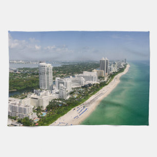 Linge De Cuisine Littoral Urban Beach, Miami, Floride