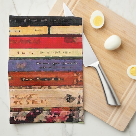 Linge De Cuisine Livres (Quart Plié)