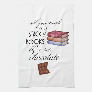 Linge De Cuisine Livres et chocolat Tout ce dont vous avez besoin S