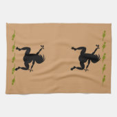 Linge De Cuisine Lizards verts et danse Kokopelli (Horizontal)