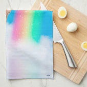 Linge De Cuisine Llama Licking Rainbow (Quart Plié)