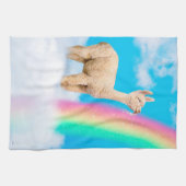 Linge De Cuisine Llama Licking Rainbow (Horizontal)