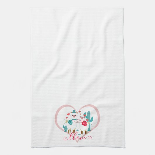 Linge De Cuisine Llama Llove (Vertical)