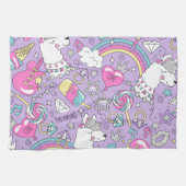 Linge De Cuisine Llama motif 1 (Horizontal)