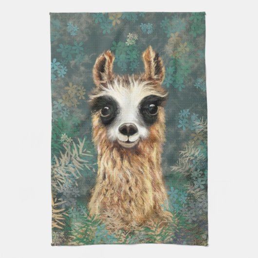 Linge De Cuisine Llama pour bébé curieux - mignonne - (Vertical)