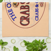 Linge De Cuisine Logo de la cabane de crabe (Plié)