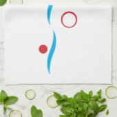 Linge De Cuisine Logo du cool de triathlon (Plié)