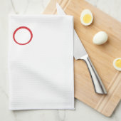 Linge De Cuisine Logo du cool de triathlon (Quart Plié)