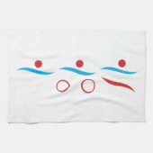 Linge De Cuisine Logo du cool de triathlon (Horizontal)