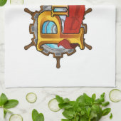 Linge De Cuisine Logo Pirate101 (Plié)