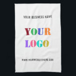 Linge De Cuisine Logo Promotionnel Personnalisé<br><div class="desc">Logo personnalisé et texte promotionnel Professionnel personnalisé - Ajoutez votre logo / image et texte / information - Redimensionnez et déplacez les éléments avec l'outil de personnalisation. Choisissez / ajoutez votre couleur arrière - plan préférée !</div>