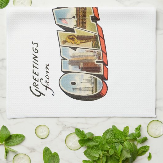 Linge De Cuisine L'Oklahoma (Plié)