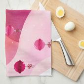 Linge De Cuisine Lollipops et beaux nuages (Quart Plié)