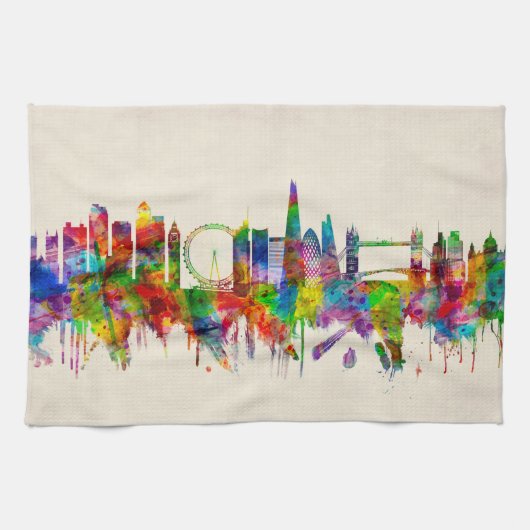 Linge De Cuisine London England Skyline (Horizontal)