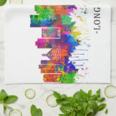 Linge De Cuisine Long Beach California Skyline (Plié)