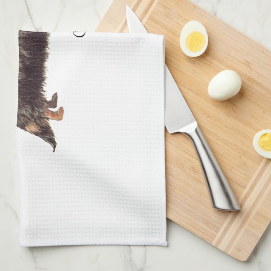 Linge De Cuisine Long Dachshund Cowboy (Quart Plié)