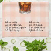 Linge De Cuisine Long Island Ice Tea Bar Towel (Plié)