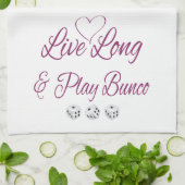 Linge De Cuisine Long vivant et jeu Bunco (Plié)