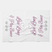 Linge De Cuisine Long vivant et jeu Bunco (Horizontal)