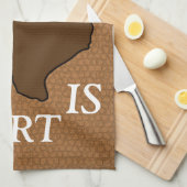 Linge De Cuisine Look Cuir Brown Texas (Quart Plié)