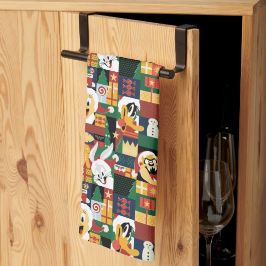 Linge De Cuisine LOONEY TUNES™Motif de blocs de vacances (Pliage en tiers)