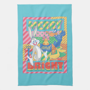Linge De Cuisine LOONEY TUNES™ Noël joyeux et lumineux