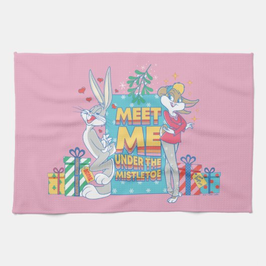 Linge De Cuisine LOONEY TUNES™ | Retrouvez-moi sous le gui (Horizontal)