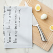 Linge De Cuisine Lord Vous Guidera Bible Verse (Quart Plié)