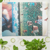 Linge De Cuisine L'orgueil déchirant du Kenya pour la culture siest (Plié)