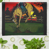 Linge De Cuisine "Los Gauchos" Dessous de verre de grès/"Les Cowboy (Plié)
