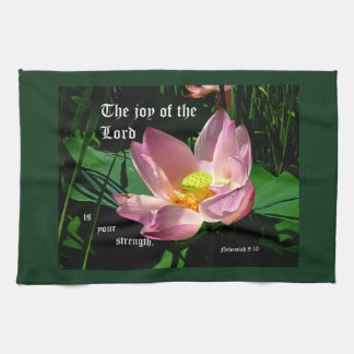 Linge De Cuisine Lotus Blossom Nehemiah 8:10