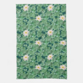 Linge De Cuisine Lotus Lagoon Motif - Le Lotus Blanc (Vertical)