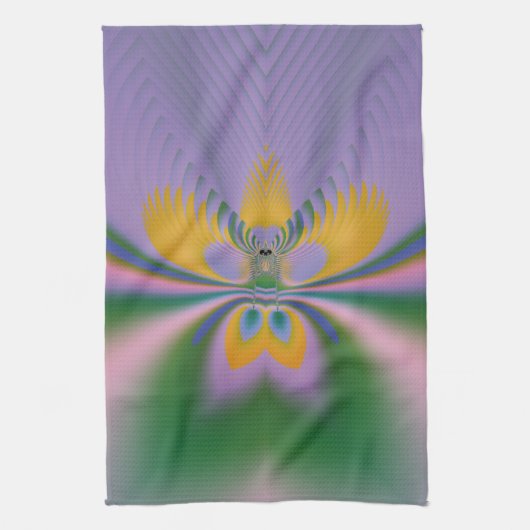 Linge De Cuisine Lotus Pourpre (Vertical)