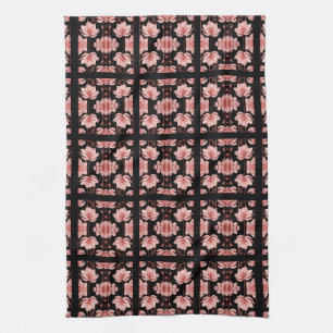 Linge De Cuisine Lotus Rose Classique
