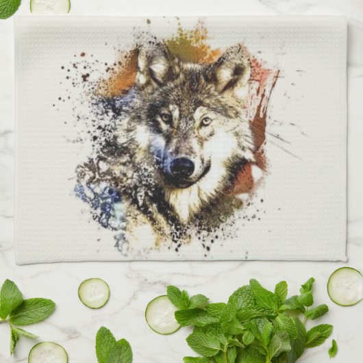 Linge De Cuisine Loup (Plié)