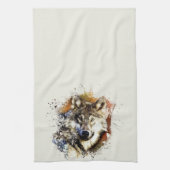 Linge De Cuisine Loup (Vertical)