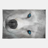 Linge De Cuisine Loup Arctique (Horizontal)