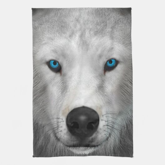 Linge De Cuisine Loup Arctique (Vertical)