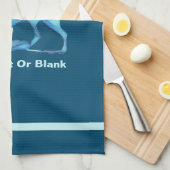 Linge De Cuisine Loup bleu (Quart Plié)